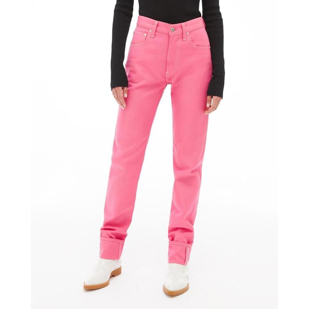 Helmut Lang Masc Prism Pink Jeans, NWOT,  Size Women 24, Men 27, Retail $380.00